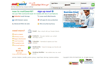 Tablet Screenshot of mail2world.com